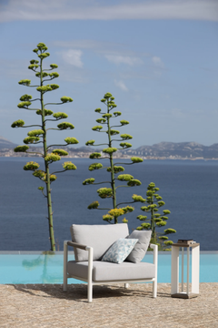 BASTINGAGE - Garden armchair with armrests by Les Jardins® - view 3